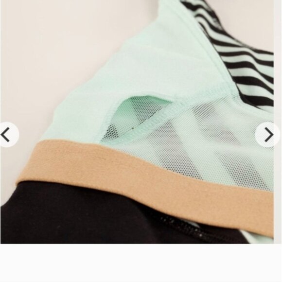 Lululemon Work It Out Tank Black & Mint - Picture 6 of 10